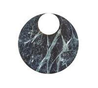 Applique da parete moderna e minimalista con paralume a globo compatibile con G9, lampada da parete circolare in pietra, lampada da parete(Grey)