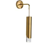 Applique da Parete Moderna in Metallo con Paralume in Acrilico - Lampada da Notte a Filo per Interni, Elegante Illuminazione in Stile Chaner per Arredamento casa, Soggiorno e Camera da Letto (d 3