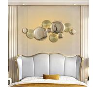 Applique da parete moderna in rame - Applique da parete in oro. Lampada da comodino a foglia for interni compatibile con illuminazione decorativa da parete,Lampadario