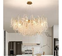 Applique da parete moderna nordica, lampadario di cristallo per sala da pranzo, soggiorno, lusso, arredamento romantico per la casa.(Round d120cm)