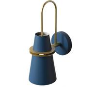 Applique da Parete Moderna nordica Nera con Paralume a Collo di Cigno, postmoderna, Colorata, in Metallo, E27, Lampada da Parete retrò Industriale, Lampada a Specchio, Illuminazione Interna per s