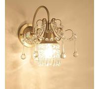 Applique da parete moderna semplice lampada da parete 1, LED cristallo soggiorno applique da parete comodino applique da parete corridoio camera da letto,Illuminazione per interni