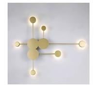 Applique da Parete Moderne 6- Big Dipper Creative Iron LED Nordic Minimalist Mounted ing Fixture per Camera da Letto Comodino Soggiorno Bagno Bar Loft Club Sconce ing (C
