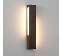 Applique da Parete Moderne A Striscia Lunga Barra Luminosa LED Lineare in Legno Stile Nordico Rustico da Fattoria Applique da Parete Vintage per Interni Corridoio Camera da Letto Soggiorno Cucina Sc