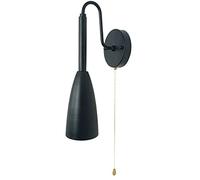 Applique da parete moderne for bagno, luci for lavabo, lampade nere opache, con interruttore a tirante, for soggiorno, camera letto, corridoio
