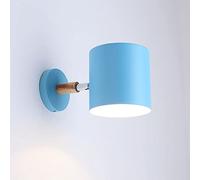 Applique da parete moderne in ferro Lampada da parete cilindrica creativa Lampada da parete a testa singola Luce da parete for interni Lanterna da parete in metallo Lampade da parete for camera da let