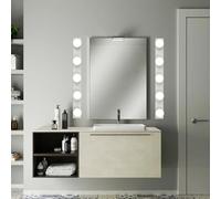 Applique da parete moderne, lampada da parete a LED per specchio da bagno Lampada da parete a specchio per trucco Lampadina su applique a specchio 3000K/4000K/6000K Lampada da parete per armadietto a