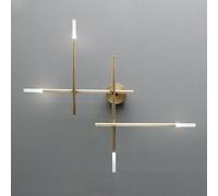 Applique da Parete Moderne Nordic Cross Line Lampada da Parete A 4 Luci Applique Industriali retrò per Interni Lampada da Parete per Soggiorno Sfondo