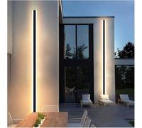 Applique da Parete Moderne per Esterni - Striscia Luminosa a LED in Alluminio IP65 Impermeabile - Elegante lampadario per Illuminazione di Giardino, Patio, Veranda e Balcone (120 cm)