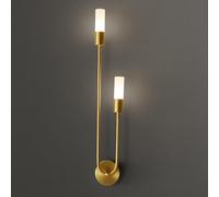 Applique da Parete Moderne per toeletta, Lampada da Parete per Bagno a 2 luci Nera/d, Lampada da Parete in Metallo con Sorgente Luminosa G9, lampade da Parete per Interni con Montaggio a Specchio