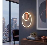 Applique da parete moderno a led con tubo silicone modellabile BGA 3647-ap