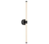 Applique Da Parete Moderno Axis Alluminio Nero Luce Led 16W