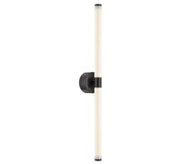 Applique Da Parete Moderno Axis Alluminio Nero Luce Led 16W