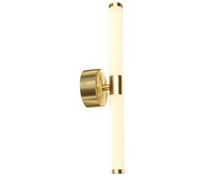 Applique Da Parete Moderno Axis Alluminio Oro Acrilico 1 Luce Led 10W