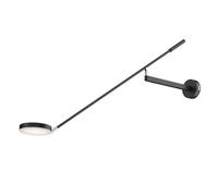Applique Da Parete Moderno Fad Metallo Nero Metallo 1 Luce Led 6W