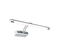 Applique Da Parete Moderno Fino Metallo Cromo 1 Luce Led 12,1W [EEK: A++]