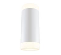 Applique Da Parete Moderno Kilt Alluminio Bianco Luce Led Integrato 10W [EEK: A++]