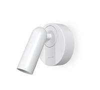 Applique Da Parete Moderno Mirax Metallo Bianco Luce Led Integrato 3W [EEK: A++]