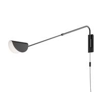 Applique Da Parete Moderno Mollis Metallo Nero 1 Luce G9 7W [EEK: A++]