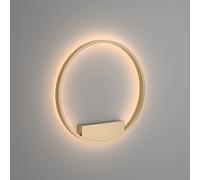 Applique Da Parete Moderno Rim Alluminio Ottone 1 Luce Led 37W