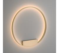 Applique Da Parete Moderno Rim Alluminio Ottone 1 Luce Led 51W