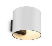 Applique Da Parete Moderno Rond Alluminio Bianco 1 Luce G9 50W [EEK: A++]