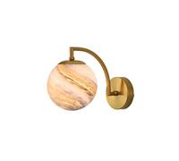 Applique da parete Moon per cameretta dei bambini, arancione, blu, in vetro, pianeta, moderno di metà secolo, vintage, nero, industriale, da parete, nordico, oro, lampada da parete per cameretta dei b
