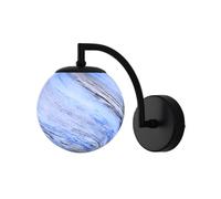 Applique da parete Moon per cameretta dei bambini, arancione, blu, in vetro, pianeta, moderno di metà secolo, vintage, nero, industriale, da parete, nordico, oro, lampada da parete per cameretta