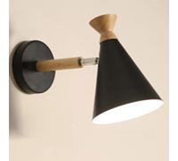 Applique da parete multicolore Macaron, paralume in alluminio pressofuso, lampada da parete moderna verde, lanterna in ferro regolabile con attacco E26, luce singola per comodino, porta, comodini, cam