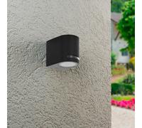 Applique da parete muro lampada portafaretto gu10 interno esterno ip54 nero [EEK: A]