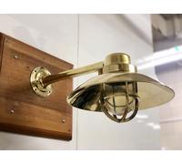 Applique da parete originale deco in ottone marino con paralume vintage home ...