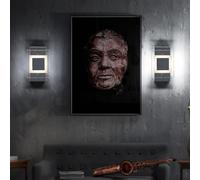 Applique da parete per bagno lampada da parete per bagno lampada da parete corridoio vetro cromato, IP44, 1x LED 4,5W 400Lm bianco caldo, LxPxA 15x10x5 cm, set di 2