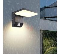 Applique da Parete per Esterni a LED 18W con sensore di Movimento, Lampada Girevole a 180°, Impermeabile IP65, Decorazione Minimalista in Alluminio per Ingresso, Giardino, terrazza