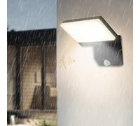 Applique da Parete per Esterni a LED 18W con sensore di Movimento, Lampada Girevole a 180°, Impermeabile IP65, Decorazione Minimalista in Alluminio per Ingresso, Giardino, terrazza