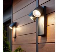 Applique da Parete per Esterni Alluminio Abel Due Faretti