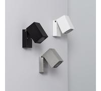 LEDKIA LIGHTING Applique da Parete per Esterni Alluminio Quadrato Onuba Bianco GU10