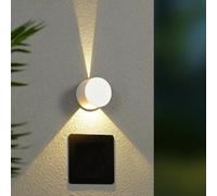 Applique da Parete per Esterni, Applique da Parete Esterna a LED Impermeabile con Luce Verso l'Alto e Verso Il Basso, Lanterna da Parete Esterna Luminosa da 10 W, Moderne lampade da Parete Nere p