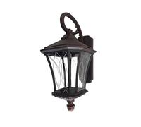 Applique da Parete per Esterni in Vetro, Moderna e Semplice Lampada da Parete in Alluminio per Patio, Cortile, Giardino, vialetto, Lanterna