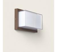 Applique da Parete per Esterni LED 12W Alluminio CCT Selezionabile Doppio