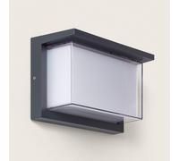 Applique da Parete per Esterni LED 12W Alluminio CCT Selezionabile Doppio