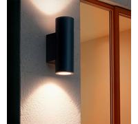 Applique da Parete per Esterni LED 12W Alluminio Doppia Luce CCT Selezionabile