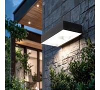 Applique da Parete per Esterni LED 6W Karl Solare Nero
