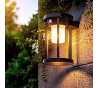 Applique da Parete per Esterni Solare LED 2W Alluminio con Sensore di