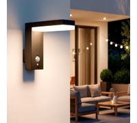 Applique da Parete per Esterni Solare LED 2W in Alluminio con Sensore di