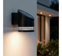 Applique da Parete per Esterni Solare LED Alluminio Eddan