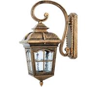 Applique da Parete per Esterni, Tradizionale Lampada da Parete vittoriana in Vetro, Applique da Parete per Esterni, Lampada da Parete Europea retrò in Alluminio Impermeabile per ba