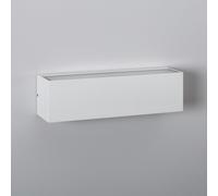 Applique da Parete per Esterno LED 10W Doppia Luce Rettangolare Bianco Lena