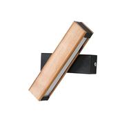 Applique da parete per interni, lampada da parete moderna a LED in legno bianco caldo 4W 3000K, lampada da parete a LED per camera da letto, corridoio, hotel