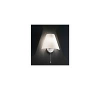 Applique da parete Perenz 5108 romo lucido paralume bianco