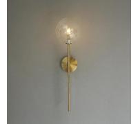 Applique da parete - Post Modern Round Glass Ball Lighting per hotel e casa, design retrò nordico, ideale per sfondo specchio, lampade decorative moderne per interni